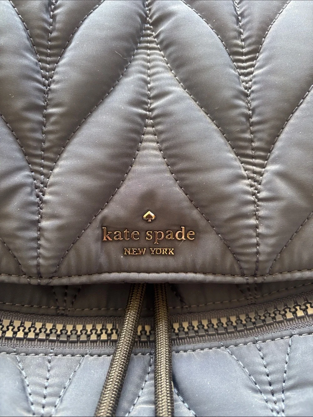 NWOT - Kate Spade 'Ellie' Large Flap Backpack - Navy